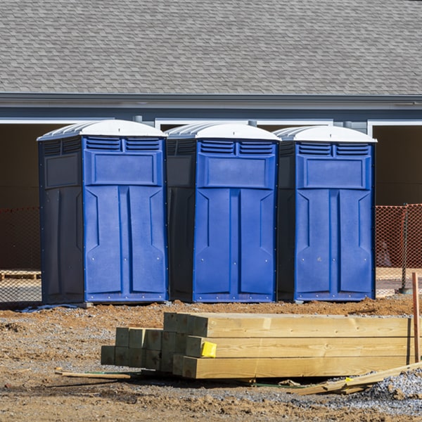 do you offer hand sanitizer dispensers inside the porta potties in Bellevue MI